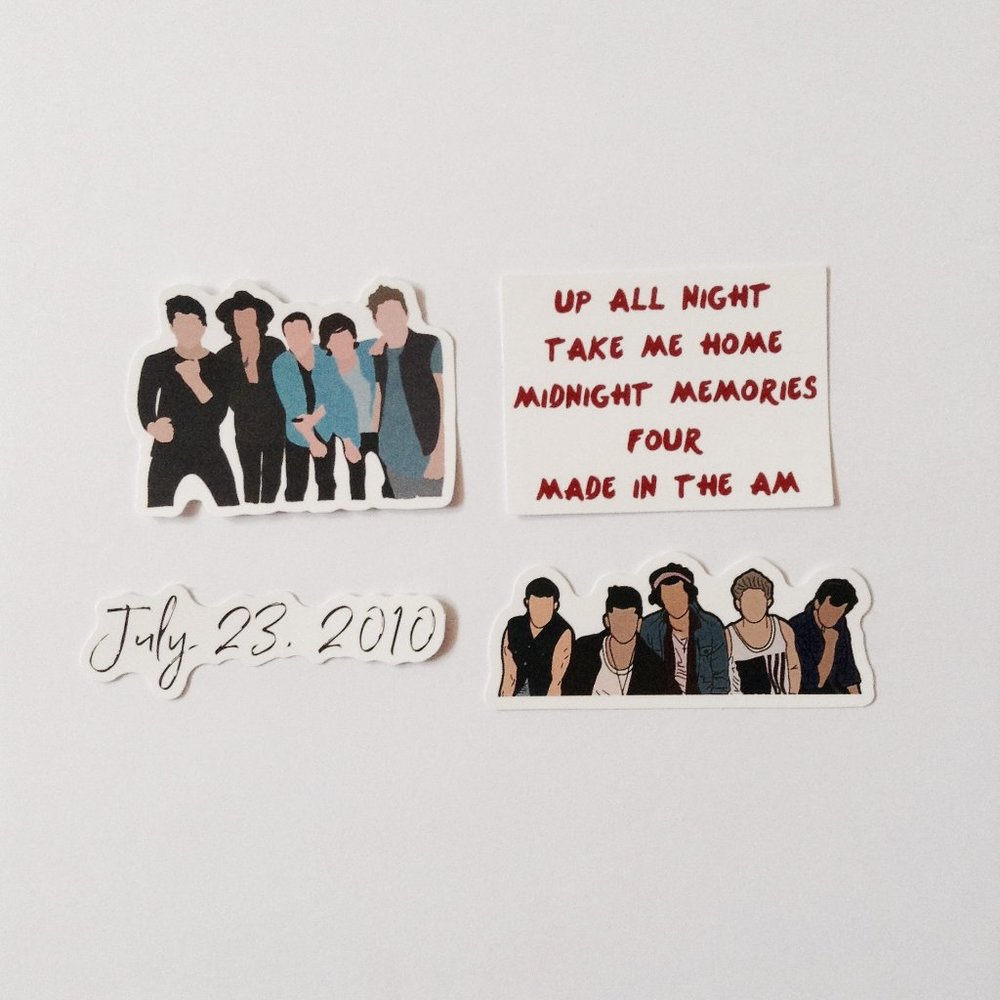 ONE DIRECTION STICKER PACK😍🦋✨